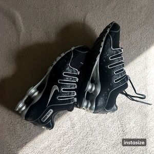 Black and Gray Nike Women's Shox Z Sneaker